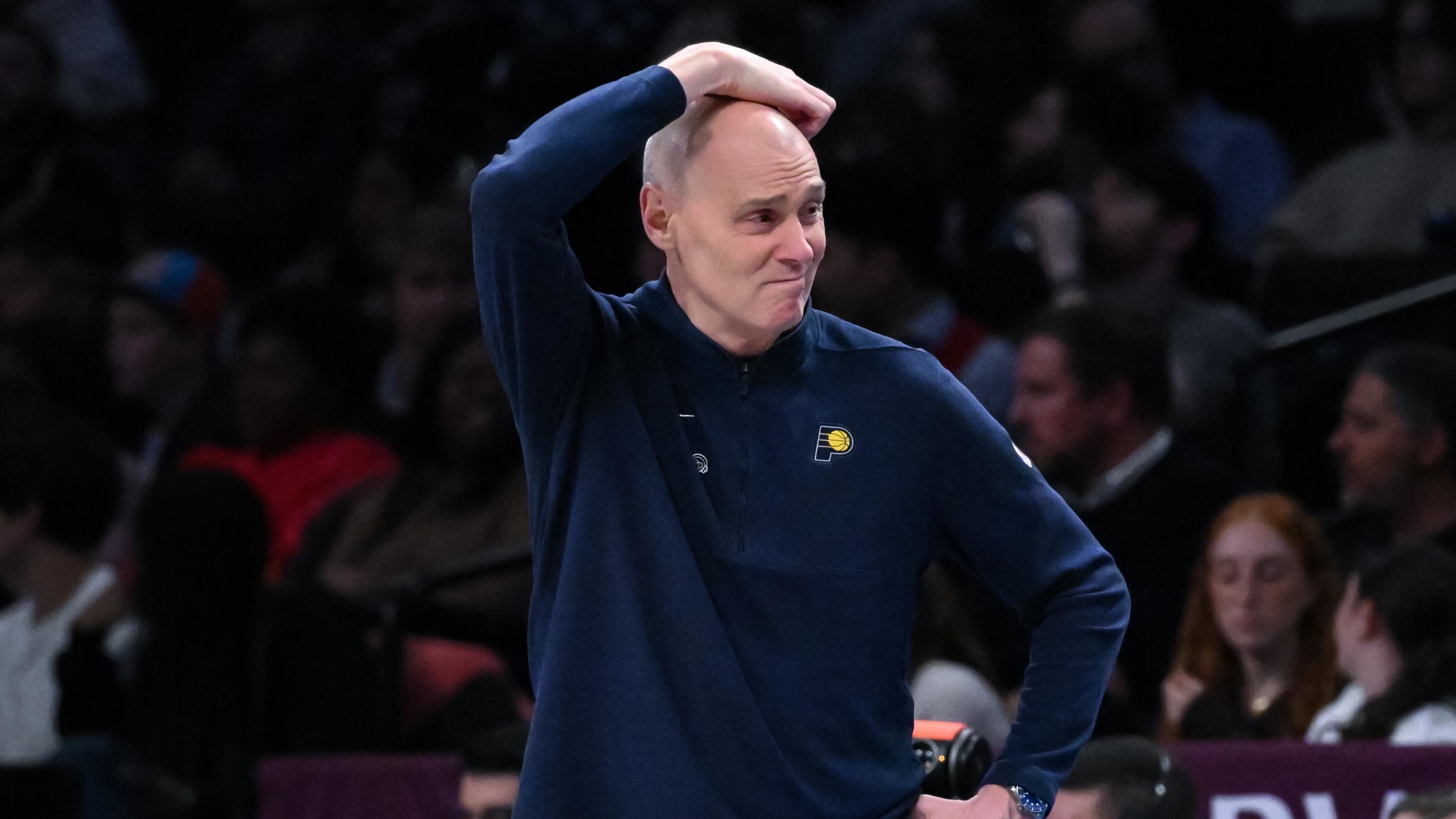 Pacers' Rick Carlisle Weighs in On Late Foul Against Myles Turner in Game 1 vs. Knicks