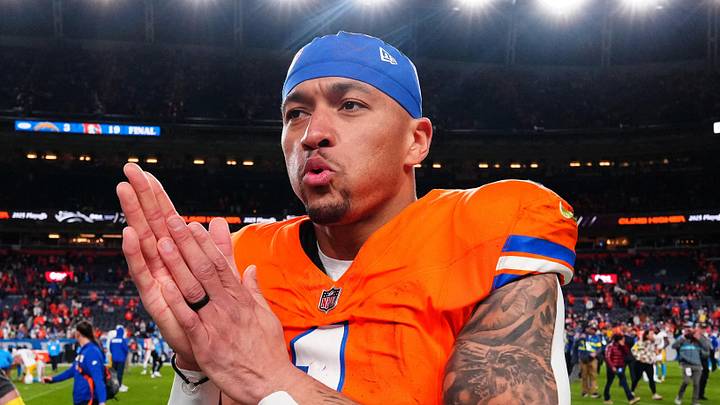 Denver Broncos tight end Evan Engram