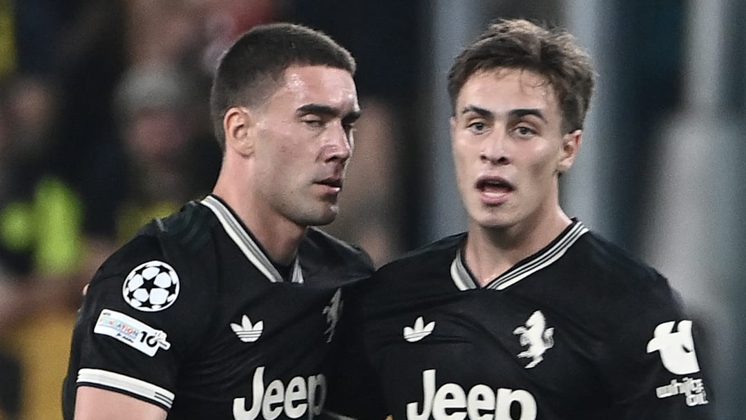 Juventus could lose the services of Dusan Vlahovic, left, and Kenan Yildiz in the January transfer window