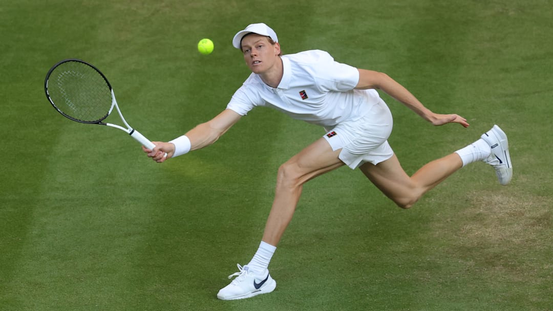 Jannik Sinner at Wimbledon 2025