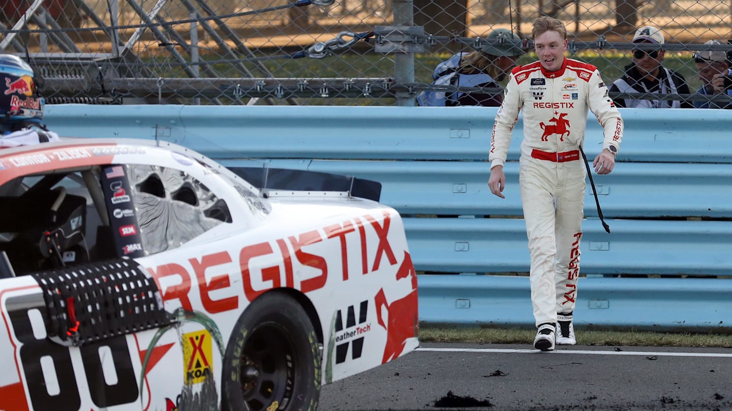 Connor Zilisch Wins Sixth 2025 NASCAR Xfinity Race at Watkins Glen, Hospitalized After Victory Lane Fall