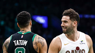 Georges Niang, Cleveland Cavaliers and Jayson Tatum, Boston Celtics