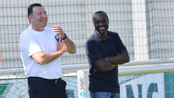 Ben Manga mit Marc Wilmots