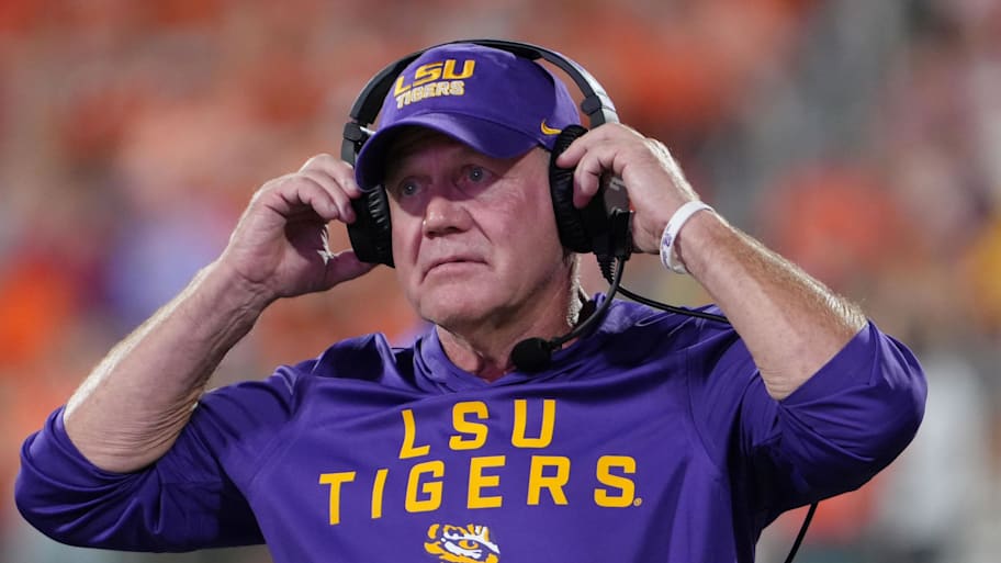 Brian Kelly looks on during the second half at Memorial Stadium.