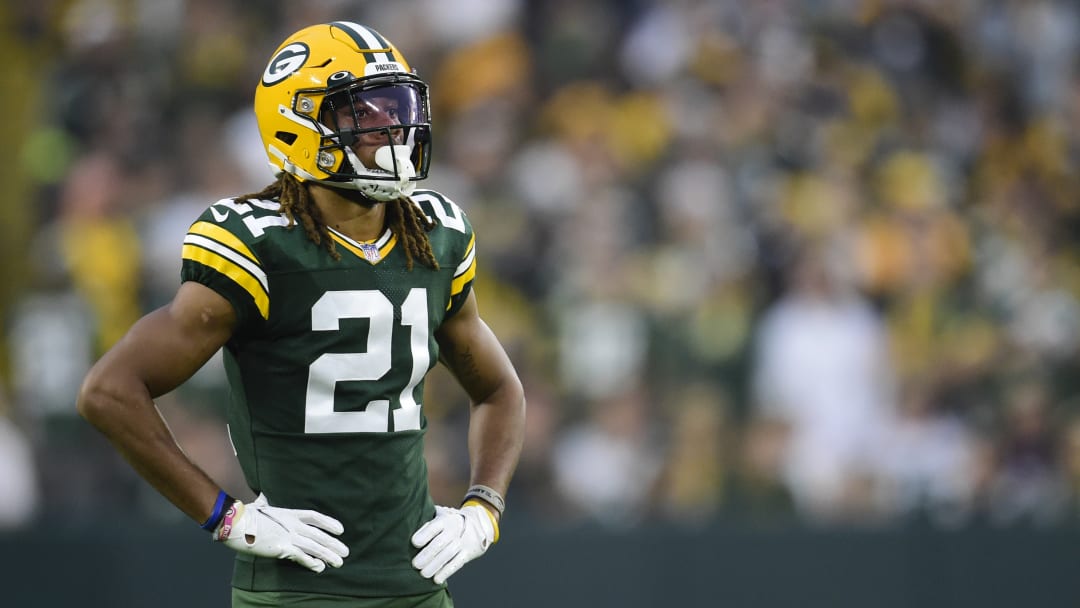 Green Bay Packers cornerback Eric Stokes