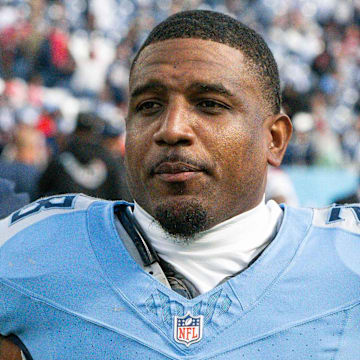 Former Tennessee Titans safety Quandre Diggs (28) walks off the field post game against the New England Patriots