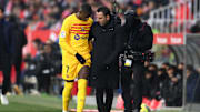 Ousmane Dembélé se lesionó ante el Girona en LaLiga