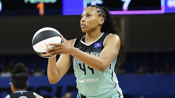 Laney-Hamilton was the longest tenured player other than Sabrina Ionescu on the Liberty's championship team this season. Laney-Hamilton was the longest tenured player other than Sabrina Ionescu on the Liberty's championship team this season.