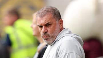 Heart of Midlothian v Tottenham Hotspur- Pre-Season Friendly - Ange looks on at Tynecastle