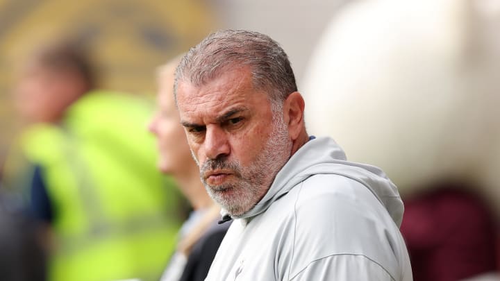 Heart of Midlothian v Tottenham Hotspur- Pre-Season Friendly - Ange looks on at Tynecastle