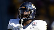 Dec 30, 2023; Tucson, AZ, USA; Toledo Rockets defensive tackle Darius Alexander (9) against the Wyoming Cowboys in the Arizona Bowl at Arizona Stadium.  
