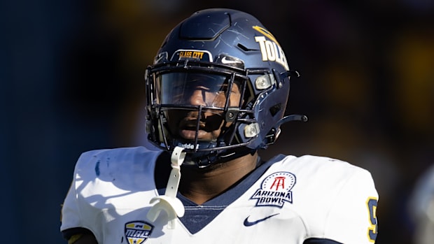 Toledo Rockets defensive tackle Darius Alexander 
