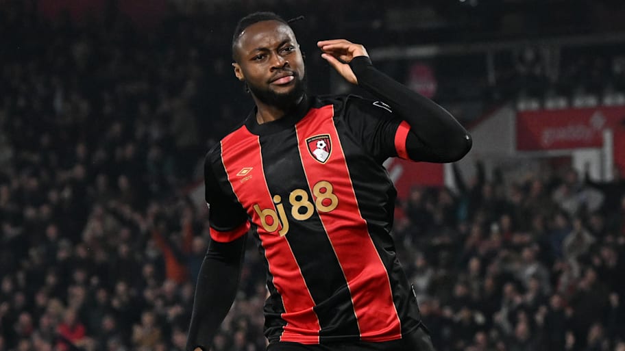 Antoine Semenyo celebrating for Bournemouth.