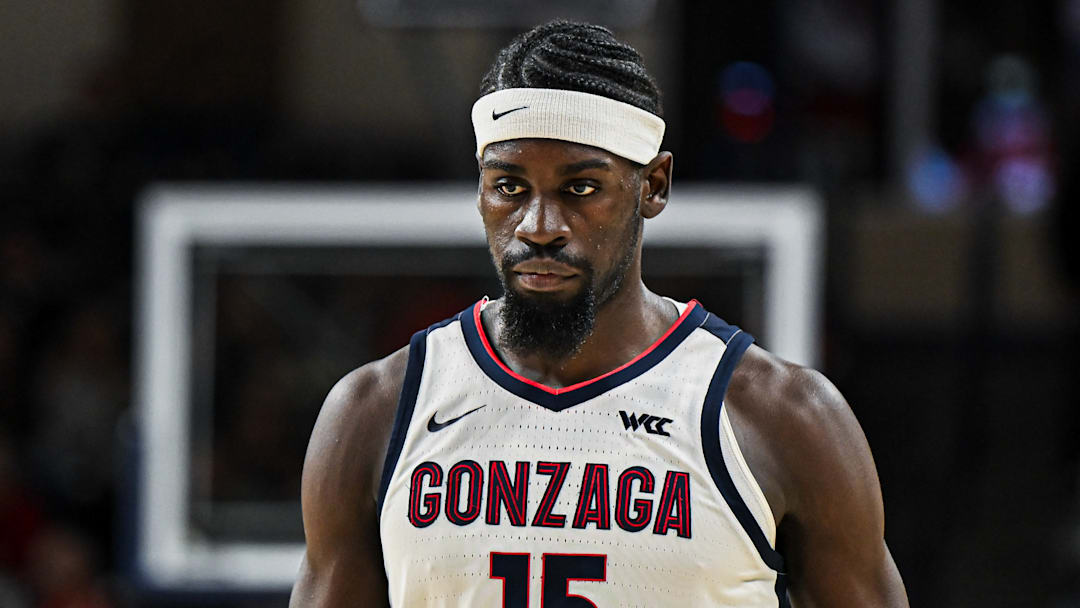 Gonzaga Bulldogs forward Graham Ike (15). Gonzaga Bulldogs forward Graham Ike (15).