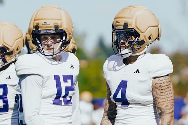 Alex McLaughlin and CJ Christian are bidding for the UW's two starting safety jobs.