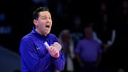 Grand Canyon head coach Bryce Drew guides his Antelopes into a matchup with the Utah Runnin' Utes in their Acrisure Classic opener from Palm Desert, California.