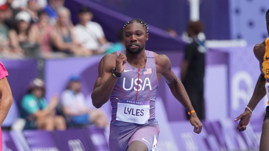 Noah Lyles Secures His First Gold Medal With 100m Win in Photo Finish