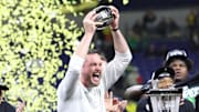 Oregon Ducks Dan Lanning Big Ten Schedule College Football Playoff Committee Iowa Hawkeyes Rankings Dante Moore 