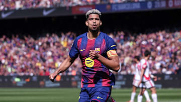 Ronald Araujo buteur face au Rayo Vallecano Ronald Araujo buteur face au Rayo Vallecano