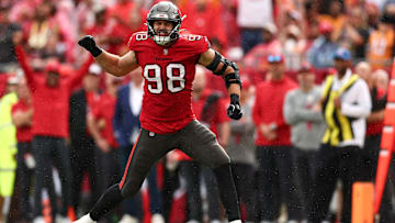 Tampa Bay Buccaneers linebacker Anthony Nelson wasn't shy about how much he disagreed with his PFF Grade from last season.