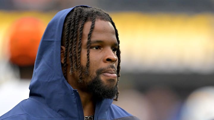 Denver Broncos linebacker Dre Greenlaw (57) 