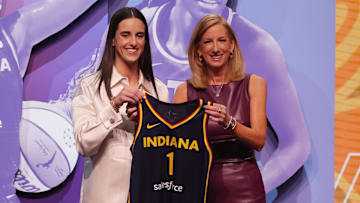 Caitlin Clark landed with the Fever in the 2023 WNBA Draft, who will Indiana target this year at Number 8? (Credit: Brad Penner-Imagn Images)