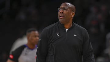 Mar 21, 2024; Washington, District of Columbia, USA;  Sacramento Kings head coach Mike Brown reacts during the first half against the Washington Wizards at Capital One Arena. Mandatory Credit: Tommy Gilligan-USA TODAY Sports