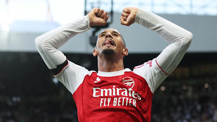 William Saliba was over the moon as Arsenal beat Newcastle United.