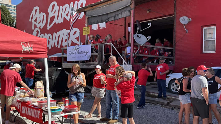 Pregame UTEP at the HuskerMax tailgate.