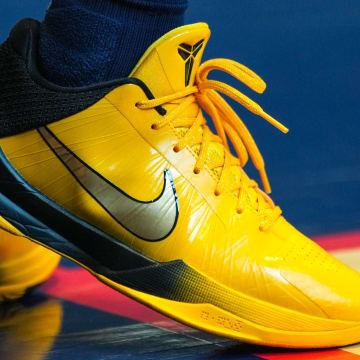 Caitlin Clark's player-exclusive Nike Kobe 5 Protro.