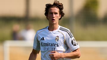 Joan Martinez lors d'un match amical du Real Madrid Castilla.