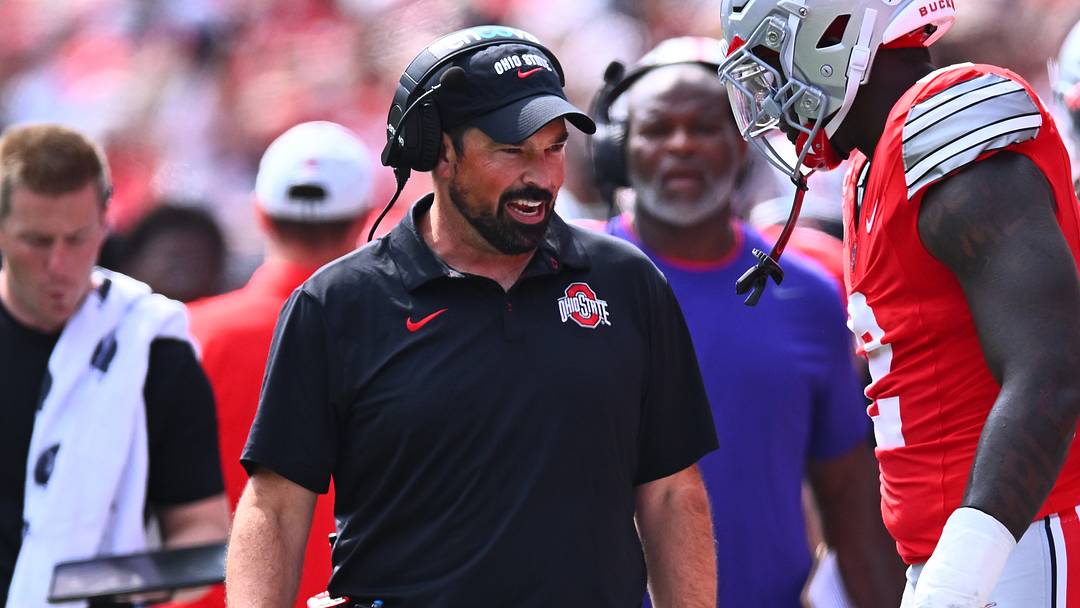 Ohio State head coach Ryan Day