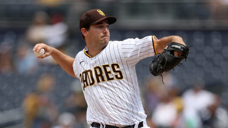 San Diego Padres pitcher Seth Lugo