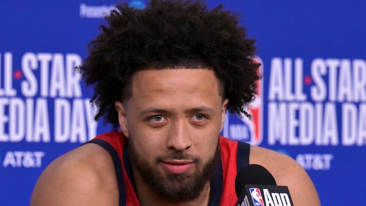 Feb 13, 2026; Inglewood, California, USA;  Team USA Stars guard Cade Cunningham (2): Jayne Kamin-Oncea-Imagn Images