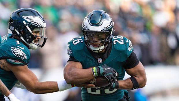 Philadelphia Eagles running back Saquon Barkley