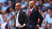 Pep Guardiola and Erik ten Hag have faced off in seven Manchester derbies