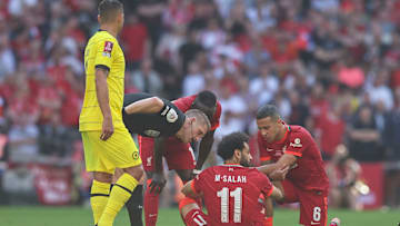 Salah se lesionó en la final de la FA Cup