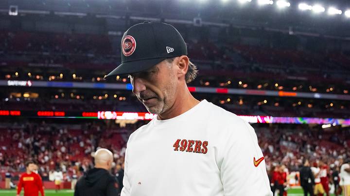 San Francisco 49ers head coach Kyle Shanahan