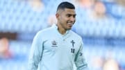Orbelín Pineda podría debutar este sábado con el Celta de Vigo cuando visiten al Cádiz en LaLiga.
