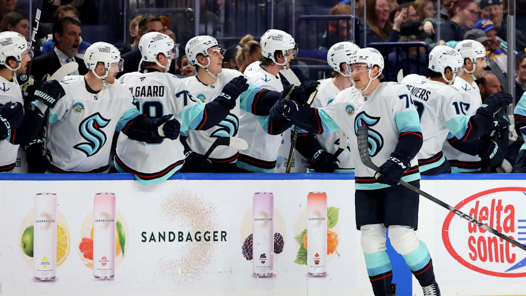 Bobby McMann | Seattle Kraken vs Buffalo Sabres, NHL Bobby McMann | Seattle Kraken vs Buffalo Sabres, NHL