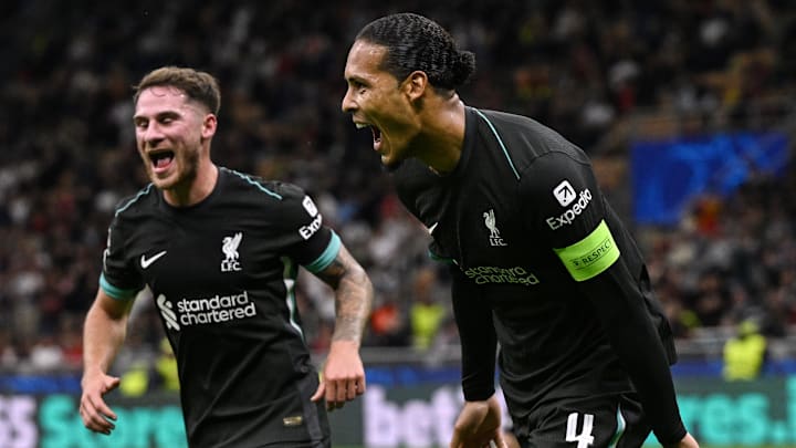 Virgil van Dijk scored as Liverpool beat Milan