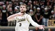 Purdue Boilermakers guard Braden Smith (3) reacts after scoring 