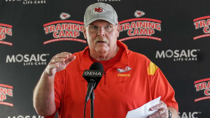 Which Chiefs players are fighting for their jobs at training camp? 