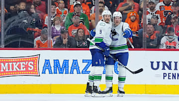 Vancouver Canucks v Philadelphia Flyers