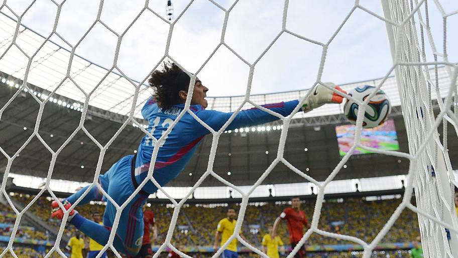 Guillermo Ochoa vs. Brazil. 
