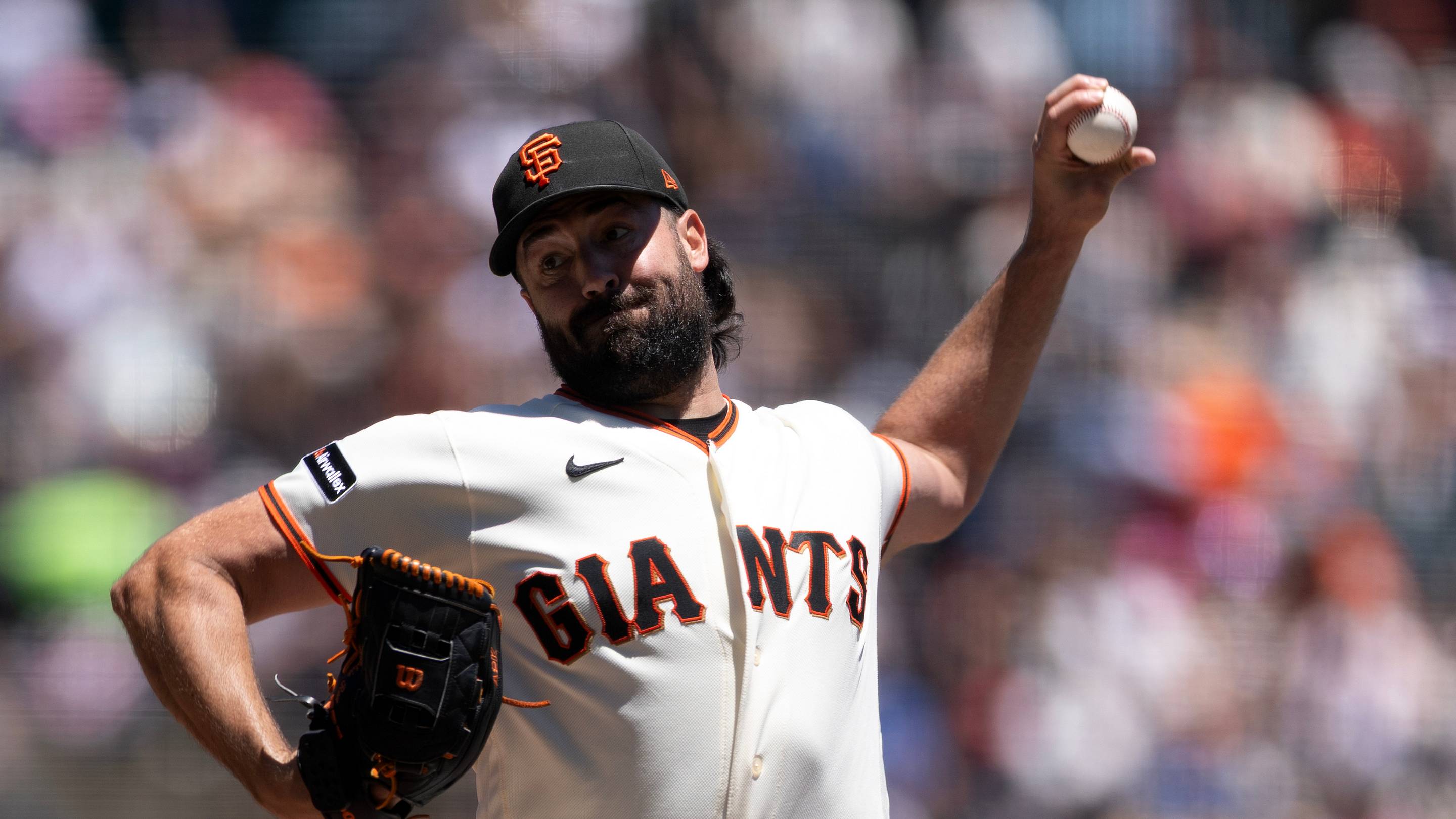San Francisco Giants starting pitcher Robbie Ray