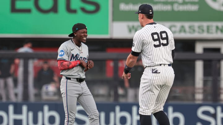 Jazz Chisholm and Yankees captain Aaron Judge