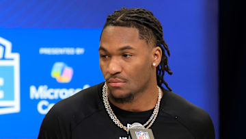 Luther Burden at the 2025 NFL Scouting Combine