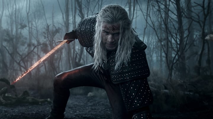 Liam Hemsworth as Geralt of Rivia in The Witcher season 4. 