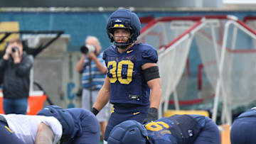 West Virginia University linebacker Chase Wilson